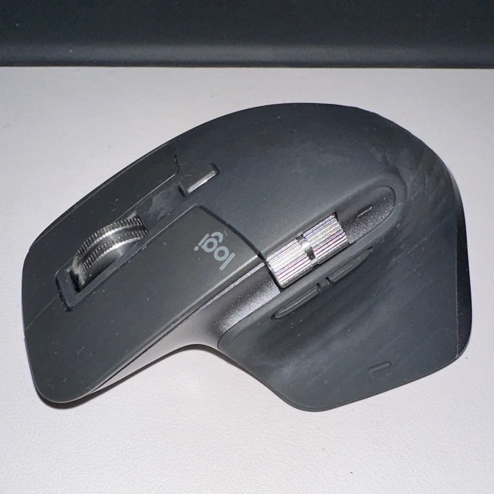 Logitech Dark Gray Ergonomic Wireless Mouse
